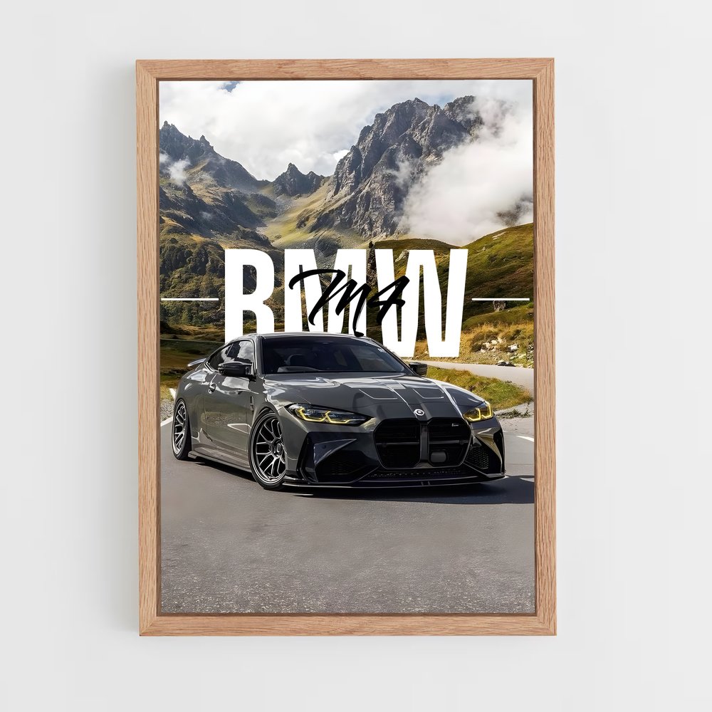 Poster Route des Sommets – affiche BMW (vue 4)